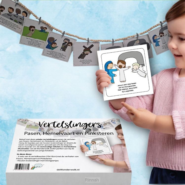 vertelkaarten compleet Pasen, Hemelvaart & Pinksteren