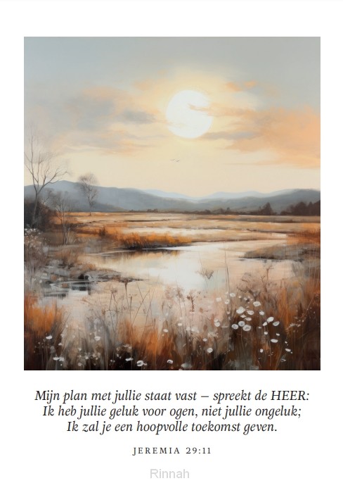 Mijn plan met jullie staat vast