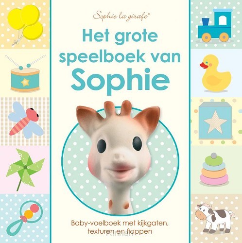 Baby-voelboek met kijkgaten, texturen en flappen.
