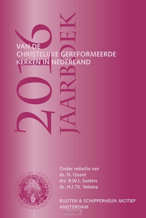 Jaarboek 2016 chr geref kerken + cd-rom