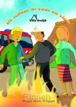 Schuur in vuur en vlam