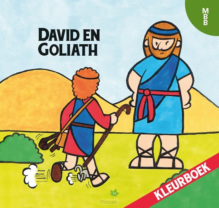 Kleurboek david en goliathrboek david en goliath