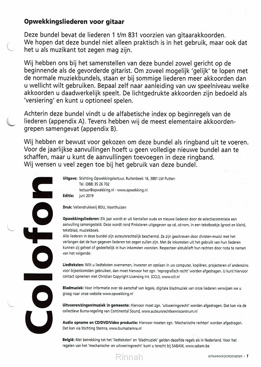 Opwekking gitaaraanv 43 (820-831)