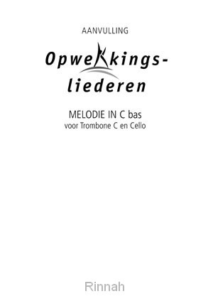 Opwekking muziekboek 832-844 in C-Bas