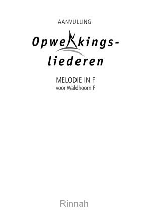 Opwekking muziekboek 845-857 in F