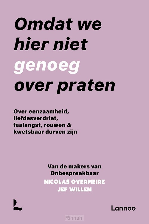 Omdat we hier niet genoeg over praten