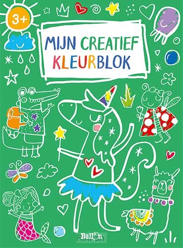 Mijn creatief kleurblok groen 2+