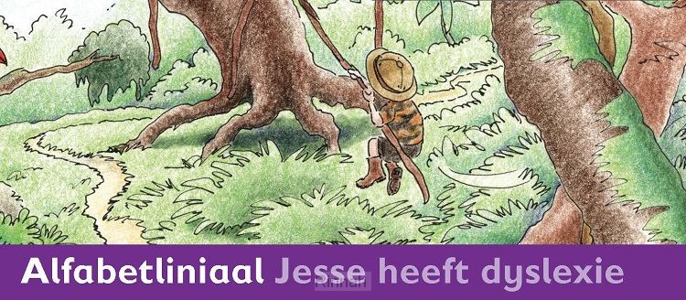 Jesse heeft dyslexie - Alfabetliniaal (
