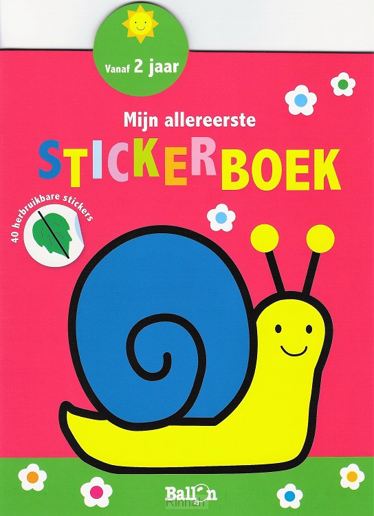 Mijn allereerste stickerboek slak 2+