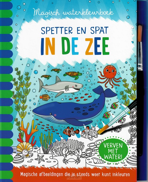 Magisch waterkleurboek In de zee