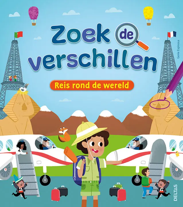 Zoek de verschillen - Reis rond de werel