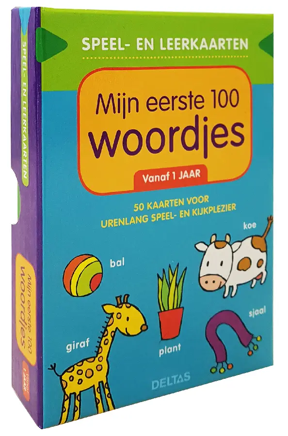 Speel- en leerkaarten - Mijn eerste 100 woordjes vanaf 1 jaar
