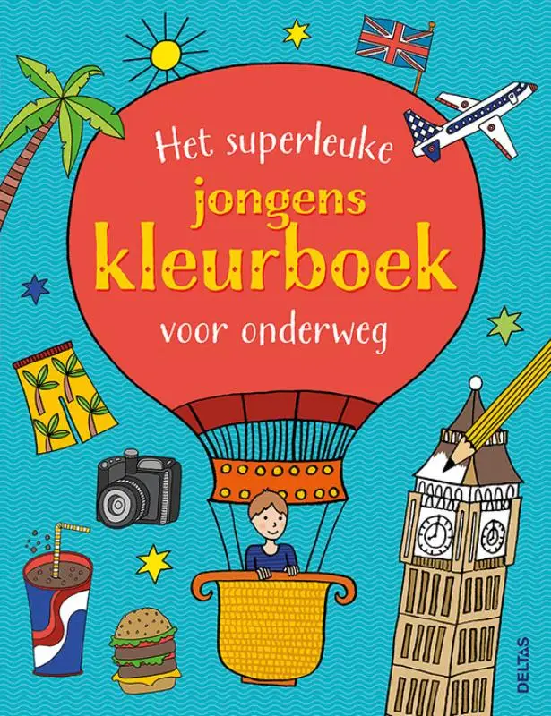 Het superleuke jongenskleurboek voor ond