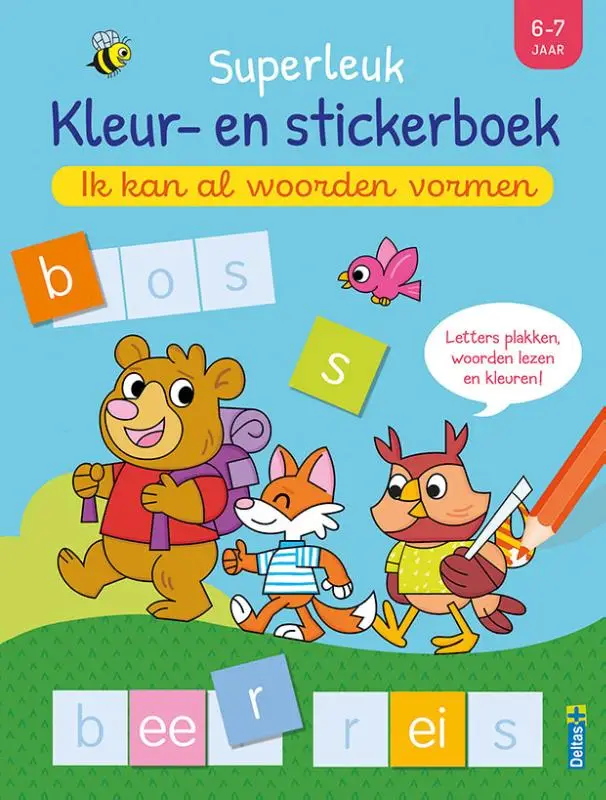 Superleuk kleur- en stickerboek - Ik kan