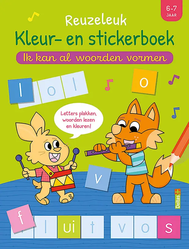 Reuzeleuk kleur- en stickerboek - ik kan