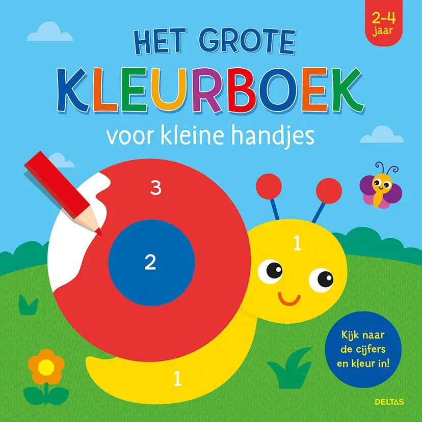 Het grote kleurboek voor kleine handjes / 2-4 jaar