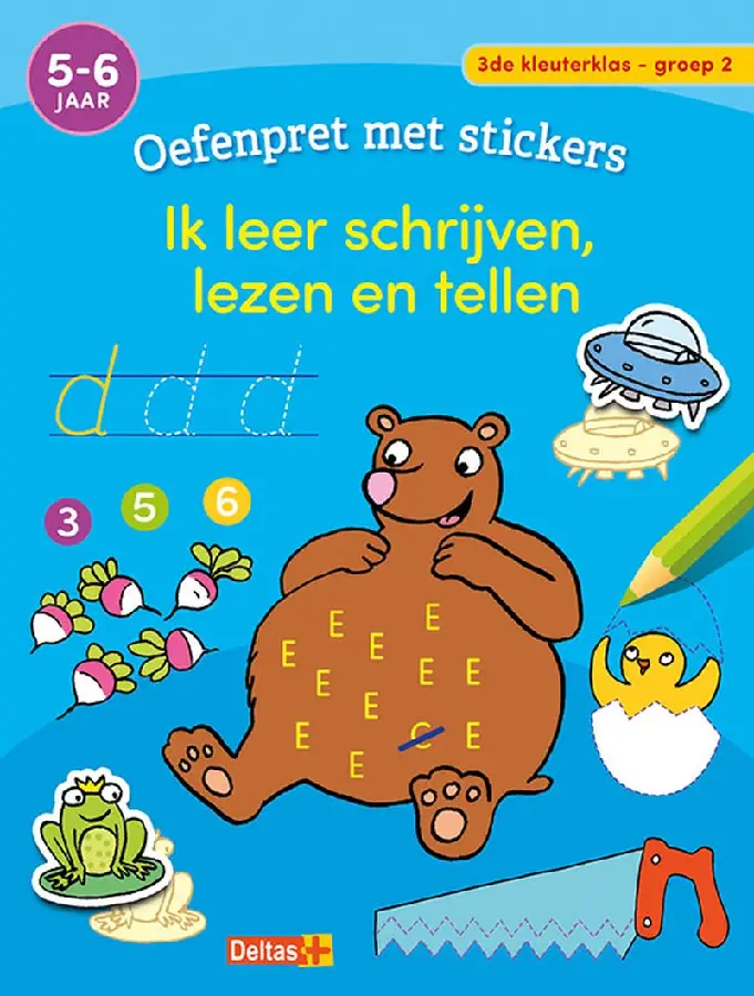 Oefenpret met stickers - ik leer schrijv