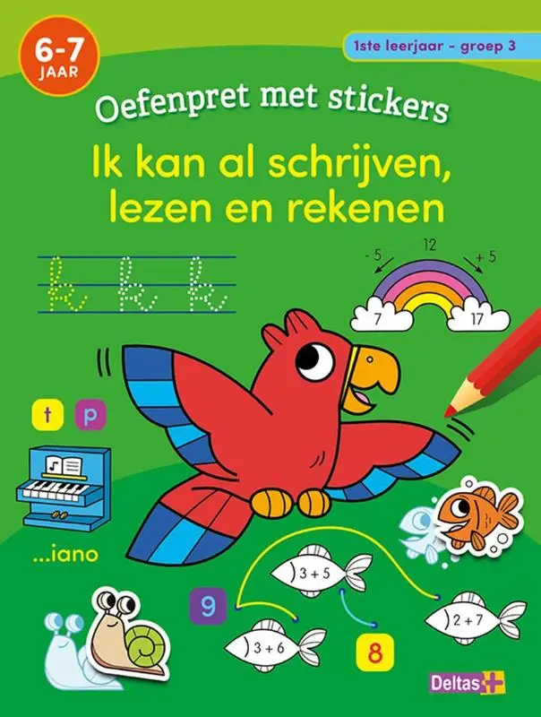 Oefenpret met stickers - ik kan al schri