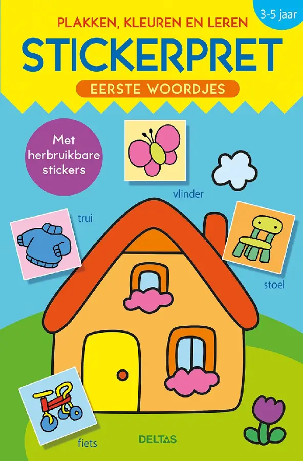 Stickerpret - eerste woordjes (3-5 j.)