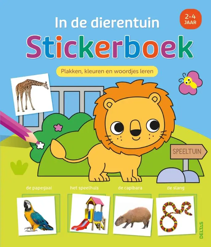 In de dierentuin Stickerboek