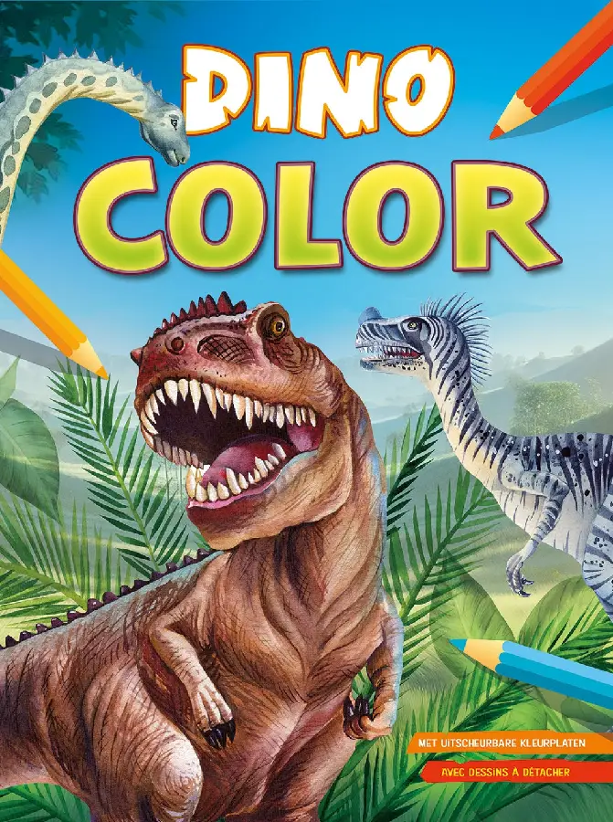 Dino Color kleurblok / Dino Color Bloc d