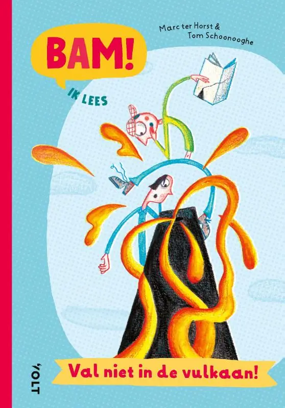 Val niet in de vulkaan!