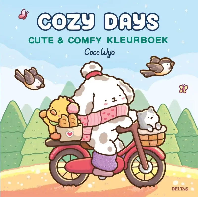Cozy Days Cute & Comfy kleurboek Coco Wy