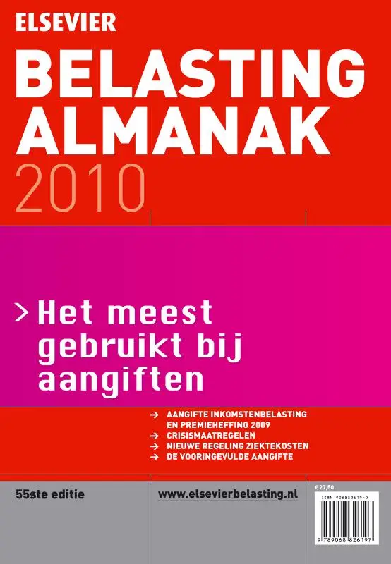 Belasting Almanak E-book