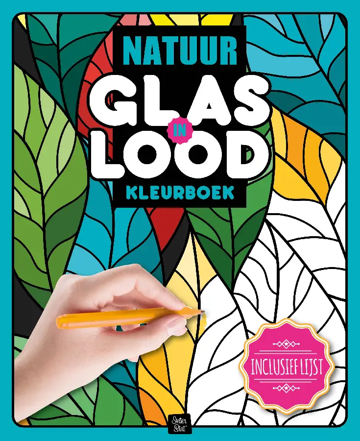 GLAS-IN-LOOD KLEURBOEKEN NATUUR