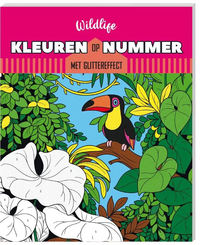 Kleuren op nummer - Wildlife
