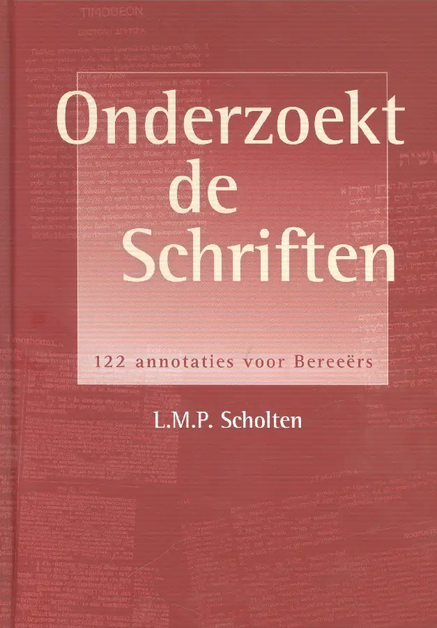 Onderzoekt de schriften