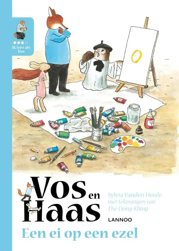 Vos en Haas een ei op een ezel