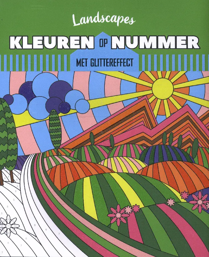 Kleuren op nummer - Landscape