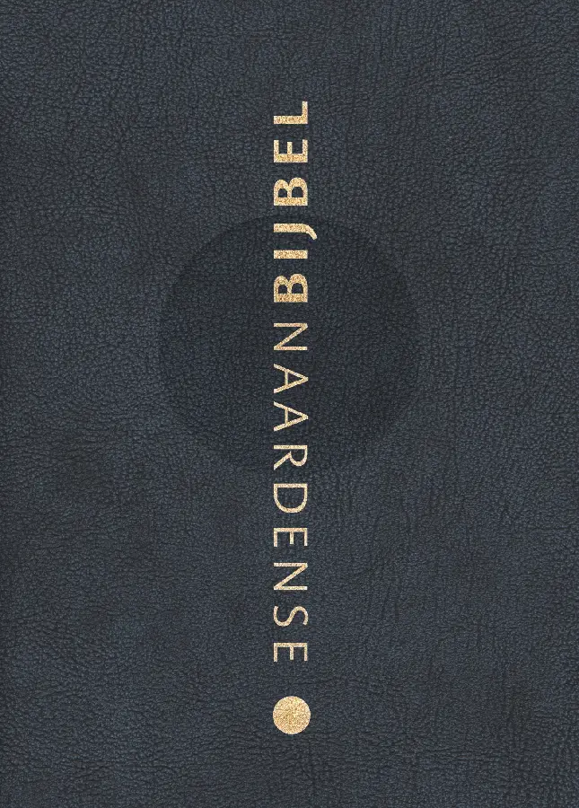 Naardense Bijbel 2024, Nachtblauw met goudsnee, gebonden leer