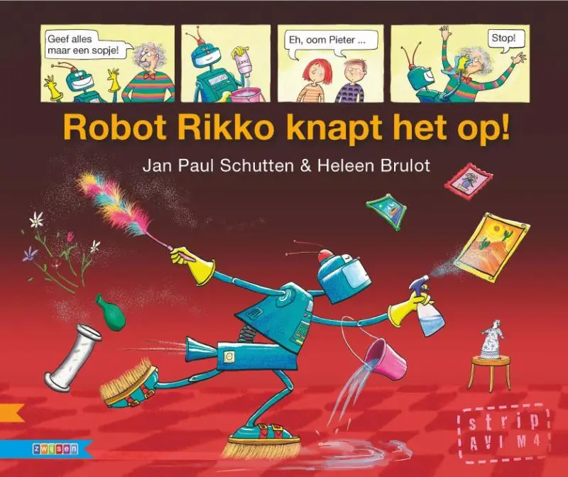 Robot rikko knapt het op