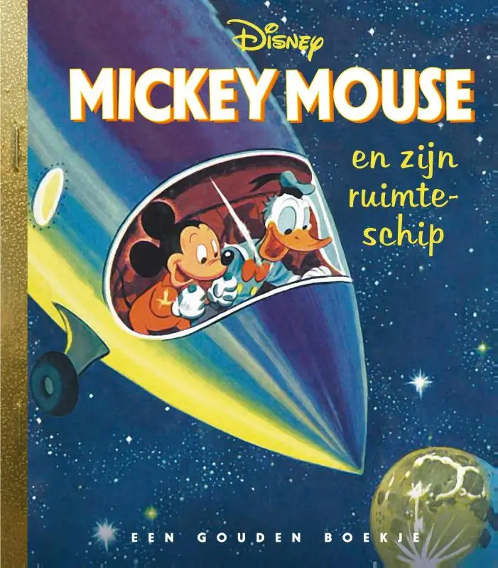 Mickey mouse en zijn ruimteschip