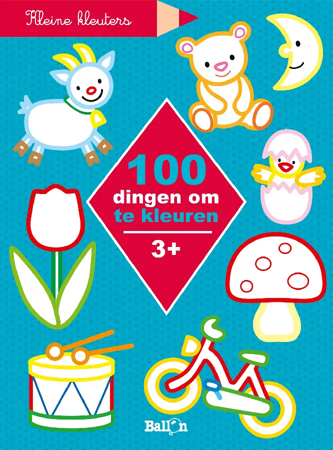 100 dingen om te kleuren 3+