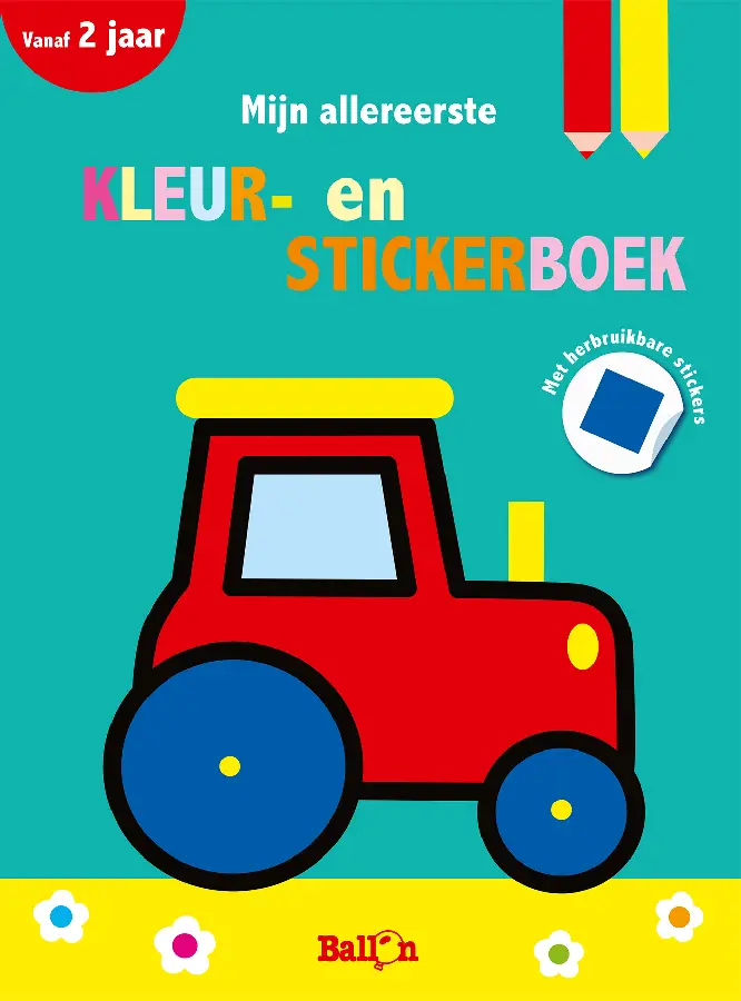 Mijn allereerste kleur- en stickerboek