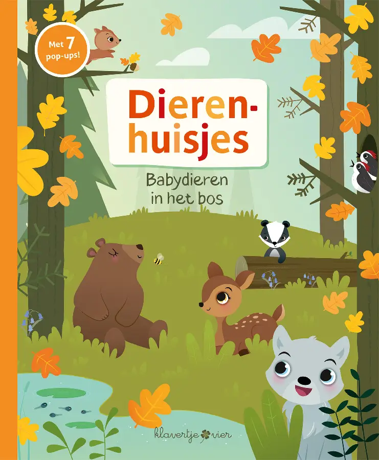 Babydieren in het bos
