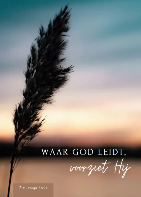 Waar God leidt