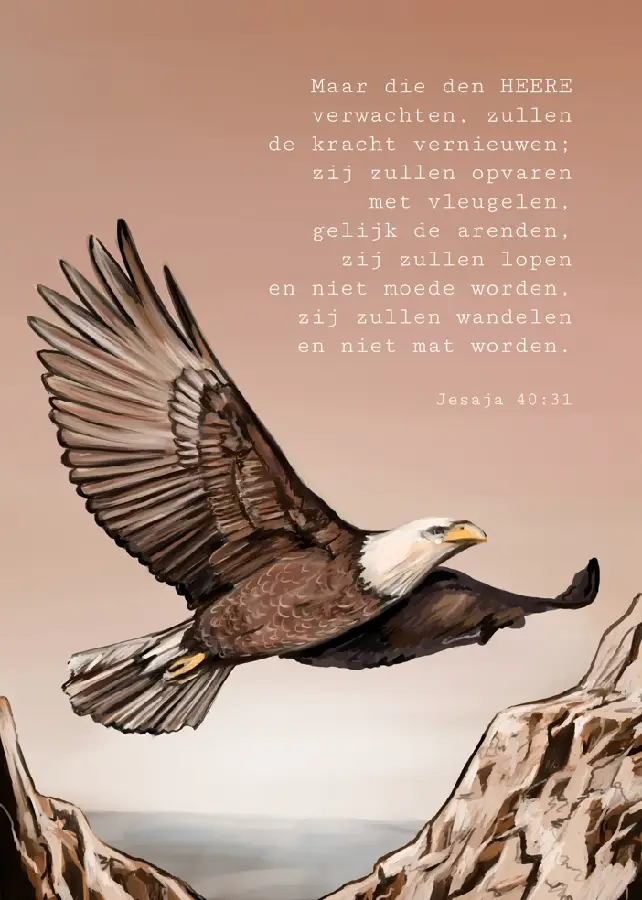 Poster A5 Maar die den HEERE verwachten