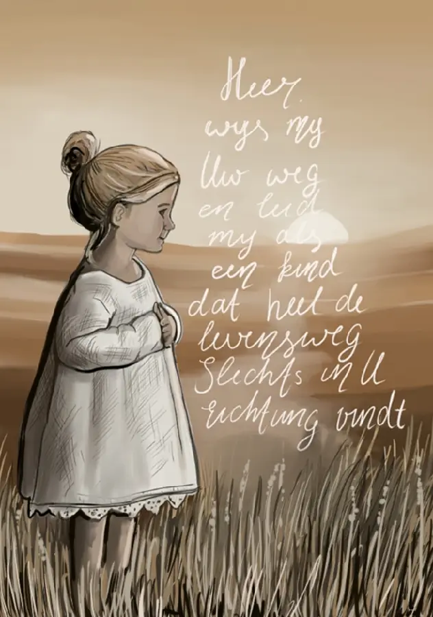 Poster A5 Heer, wijs mij Uw weg