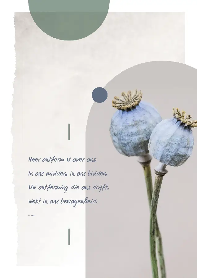 Poster A4 Heer ontferm U over ons