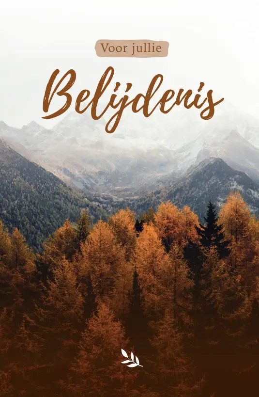 Wenskaart Voor jullie Belijdenis