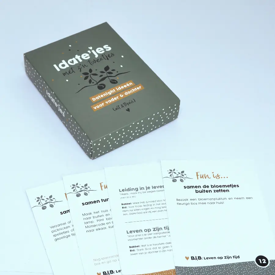 Idate'jes met z'n tweetjes vader dochter