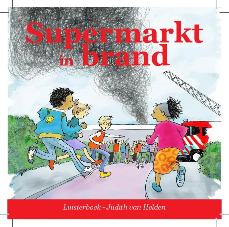 Supermarkt in brand LUISTERBOEK