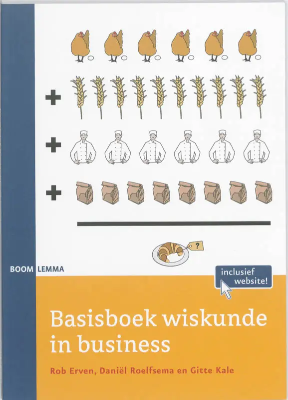 Basisboek wiskunde in bus
