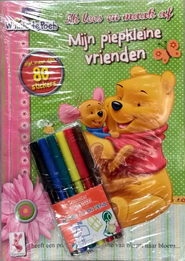 Kleurboek & stickerboek winnie de poeh