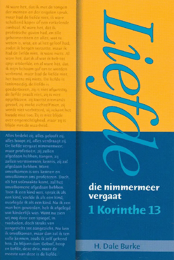 Liefde die nimmermeer vergaat