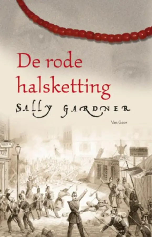 Rode halsketting